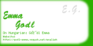 emma godl business card